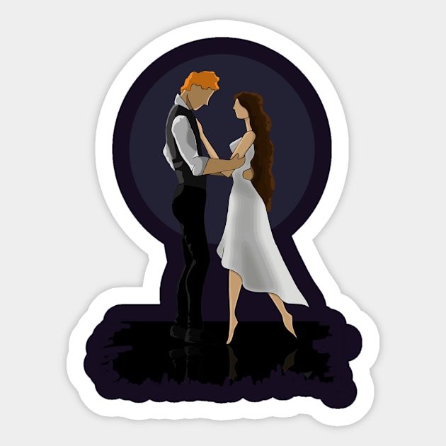 DANCING UNDER THE LIGHT OF A THOUSAND STARS Sticker by Juanpe